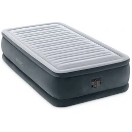 Надувная кровать Intex Queen Comfort-Plush 191 х 99 х 46 см со встроенным насосом 220В (64412)