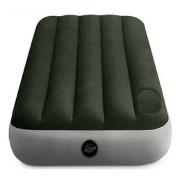 Надувной матрас Intex Downy 191x76x25см со встроенным насосом (64760)