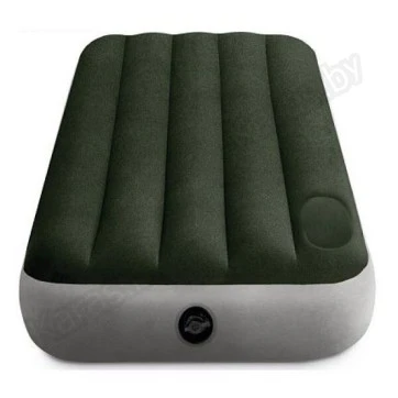 Надувной матрас Intex Downy 191x76x25см со встроенным насосом (64760)