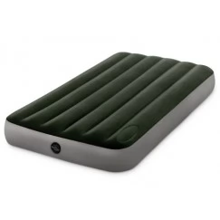 Надувной матрас Intex Downy Airbed 191x99x25см со встроенным насосом (64761)