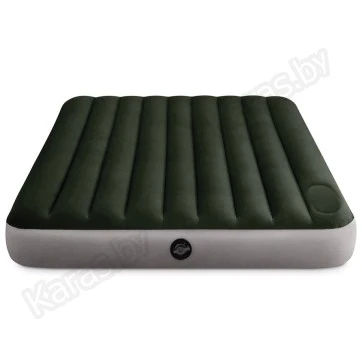 Надувной матрас Intex Queen Dura-Beam Downy 203x152x25см со встроенным насосом (64763)