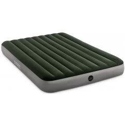 Надувной матрас Intex Queen Dura-Beam Downy 203x152x25см со встроенным насосом (64763)
