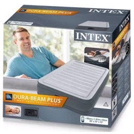 Надувная кровать Intex Dura-Beam Plus 191х99х33см со встроенным насосом 220В (67766)