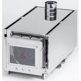 Печь-камин Инвент малая со стационарными экранами 440х280х340 мм