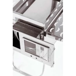 Печь-камин Инвент ПРО малая с экранами трансформерами 440х300х340 мм