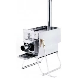 Печь-камин Инвент ПРО банная со стационарными экранами 625х305х460 мм