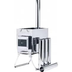 Печь-камин Инвент ПРО банная со стационарными экранами 625х305х460 мм