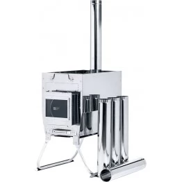 Печь-камин Инвент ПРО банная со стационарными экранами 625х305х460 мм