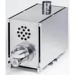 Печь Инвент средняя со встроенным теплообменником и вентилятором 740х310х490 мм