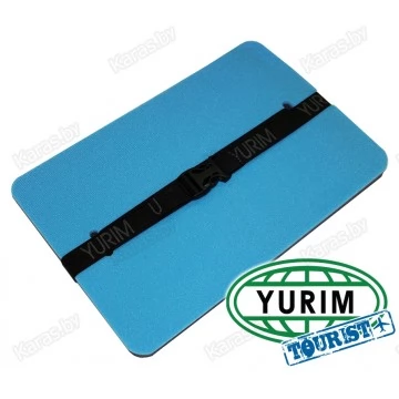 Сиденье туристическое Yurim 8192 с фольгой 350х240х19мм