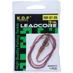 Лидкор с клипсами и быстросъемом KDF Carp Prof 67-26 70 см (1 шт.)