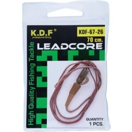 Лидкор с клипсами и быстросъемом KDF Carp Prof 67-26 70 см (1 шт.)