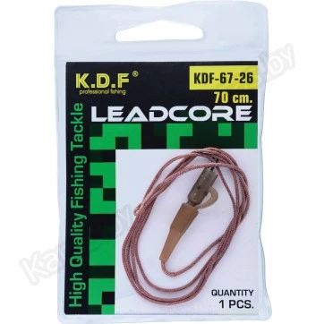 Лидкор с клипсами и быстросъемом KDF Carp Prof 67-26 70 см (1 шт.)