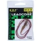 Лидкор с клипсами и быстросъемом KDF Carp Prof 67-26 70 см (1 шт.)