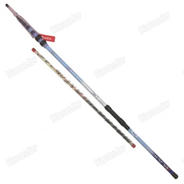 Удилище фидерное телескопическое Kaida Silence DT 320, углеволокно, 3.2 м, тест: до 120 г, 276 г