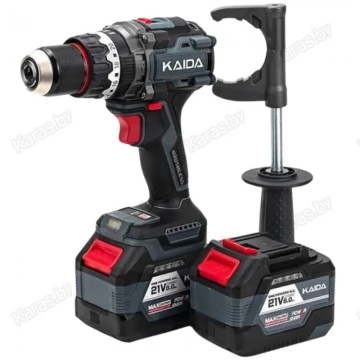 Шуруповерт-электробур Kaida BID-3 180 Нм, 21V, 2х8Ah