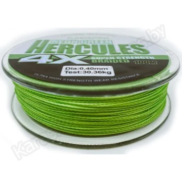Леска плетёная Kaida Pro Hercules 4x 100 м (салатовая)
