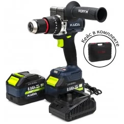 Шуруповерт-электробур Kaida BID-2 130 Нм, 21V, 2х8Ah