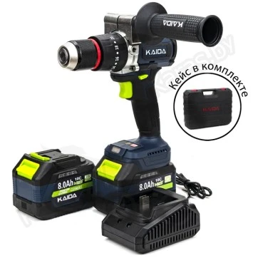 Шуруповерт-электробур Kaida BID-2 130 Нм, 21V, 2х8Ah