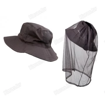 Накомарник Tagrider 10614, чёрный c удлинённой сеткой