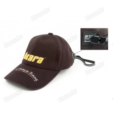 Кепка Akara THY-01. коричневая. флисовая с ушами