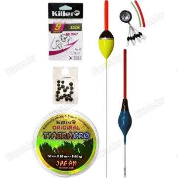 Набор для летней рыбалки Killer (2.0 - 3.0 г)
