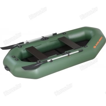 Надувная 2-местная ПВХ лодка Kolibri K-250T (пол-книжка)