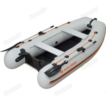 Надувная 2-местная ПВХ лодка Kolibri KM-280DL