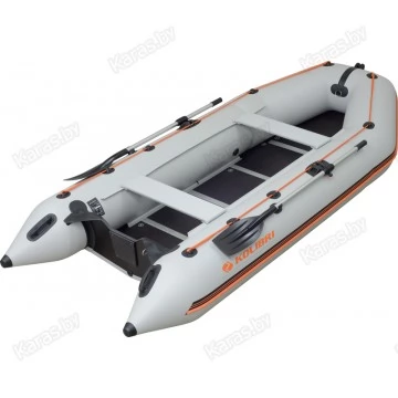 Надувная 5-местная ПВХ лодка Kolibri KM-360D (фанерный пайол)