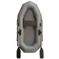 Надувная 1-местная ПВХ лодка Лидер Компакт 220 (серая)