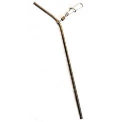 Антизакручиватель металлический Libao YM-6076 изогнутый с застёжкой 9 см