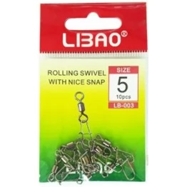 Вертлюги c застёжкой Libao LB-003