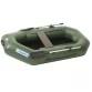 Надувная 1-местная ПВХ лодка Лоцман С-200 (без настила, зеленая)