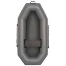 Надувная 1 местная ПВХ лодка Лоцман С-200ГР (без настила, серая) 