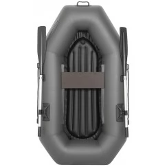 Надувная 1 местная ПВХ лодка Лоцман С-200 ВНД (серая)