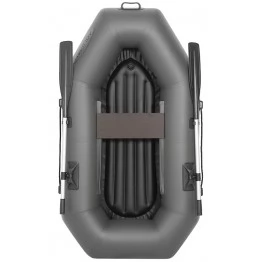 Надувная 1 местная ПВХ лодка Лоцман С-200 ВНД (серая)