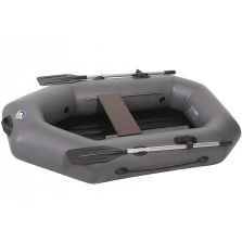 Надувная 1 местная ПВХ лодка Лоцман С-200 ВНД (серая)