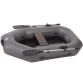 Надувная 1 местная ПВХ лодка Лоцман С-220 ВНД (надувное дно, серая)
