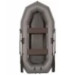 Надувная 2-ух местная ПВХ лодка Лоцман Профи С-300М (без слани, серая)