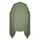 Надувная 1 местная ПВХ лодка Лоцман M-240 ЖС (зеленая)