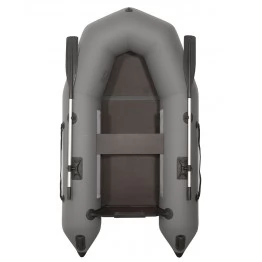 Надувная 1 местная ПВХ лодка Лоцман M-240 ЖС (серая)