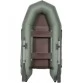 Надувная 2-х местная ПВХ лодка Лоцман Профи M-270 ЖС (зеленая)