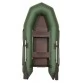 Надувная 2-ух местная ПВХ лодка Лоцман Профи M-290 ЖС (зеленая)