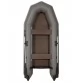 Надувная 2-ух местная ПВХ лодка Лоцман Профи M-290 ЖС (серая)