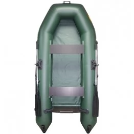 Надувная 2-местная ПВХ лодка Лодки Поволжья 2800 (зеленая)