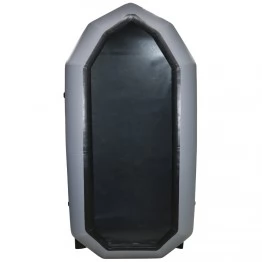 Надувная 2-местная ПВХ лодка Лодки Поволжья R-250 (серая)