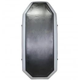 Надувная 2-местная ПВХ лодка Лодки Поволжья S-280 (серая)