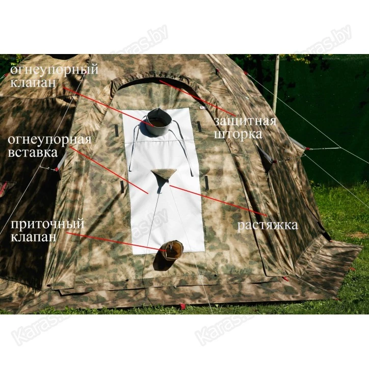 Палатка всесезонная Лотос 5У Шторм (3.20x3.60x2.05 м)