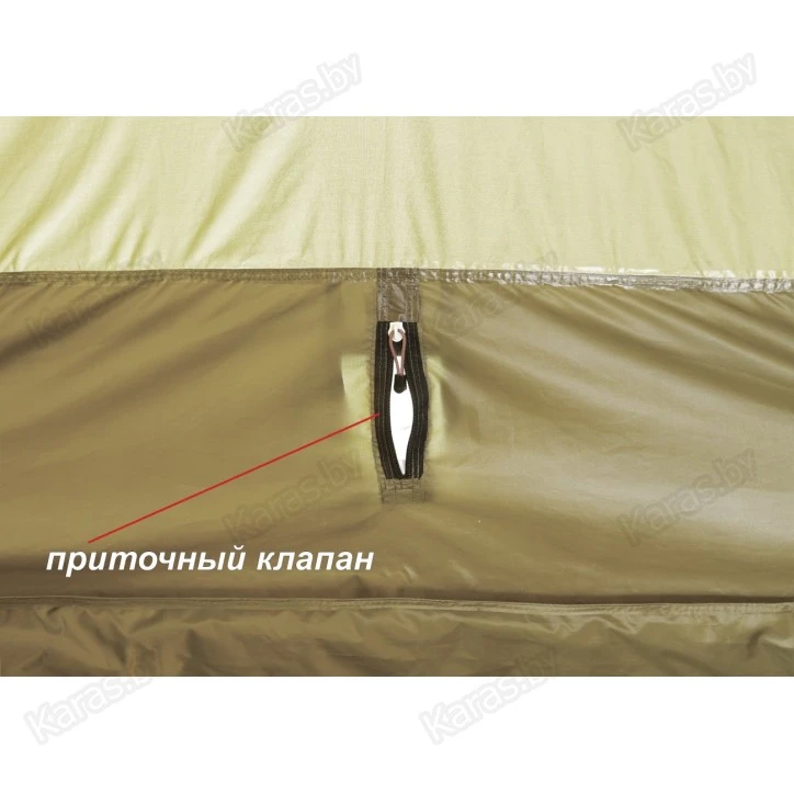 Палатка всесезонная Лотос КубоЗонт 4У Компакт (2.60x2.60x2.15 м) гидро + утепленный