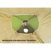 Палатка всесезонная Лотос КубоЗонт 4У Компакт (2.60x2.60x2.15 м) гидро + утепленный